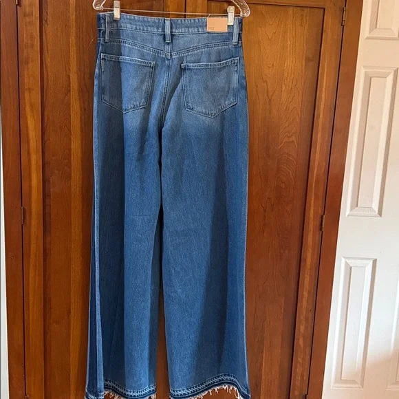 Paige Portia Wide Leg Released Hem Jeans - Picture 6 of 10